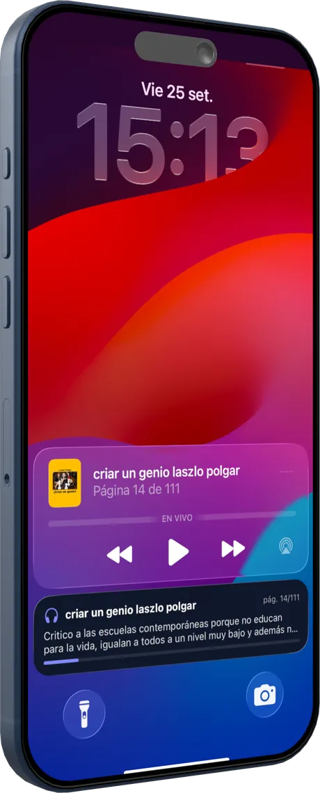 Controles de Loleo en la pantalla bloqueada